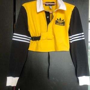 Adidas collared shirt with cute details